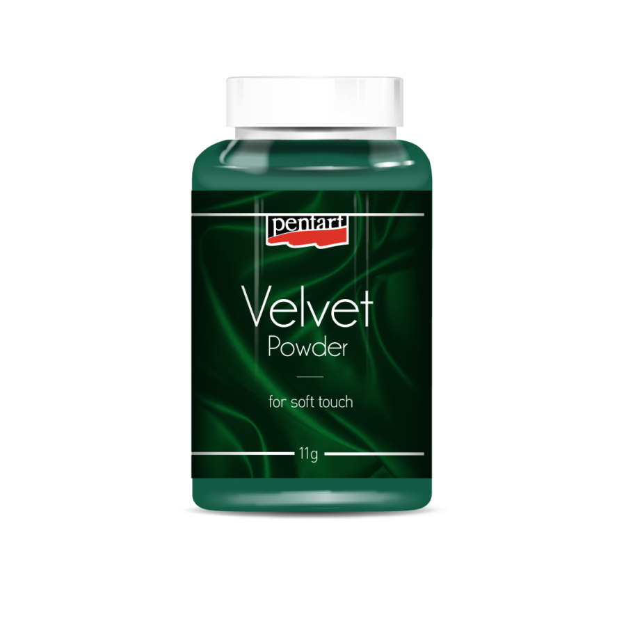 GREEN Velvet Powder by Pentart 11g - Rustic Farmhouse Charm
