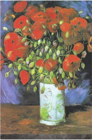 Decoupage Tissue Paper - Vase with Poppies Painting by Van Gogh (Large) (50.8cm x 76.2cm) - Rustic Farmhouse Charm