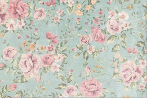Decoupage Tissue Paper - Victorian Pink Roses (50.8cm x 76.2cm) - Rustic Farmhouse Charm
