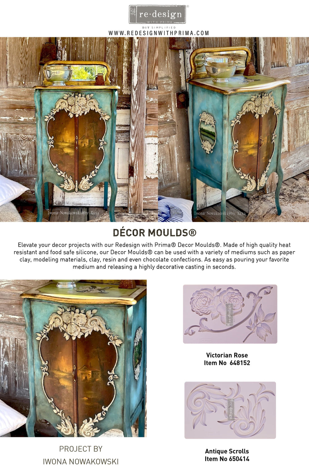 redesign with Prima - Moulds - Decor – Gratefully Restored