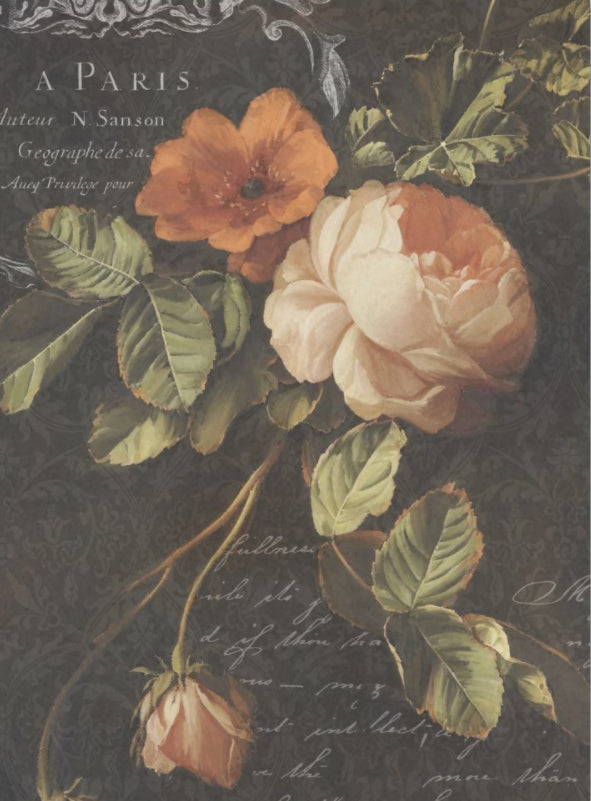 Decoupage Tissue Paper - Mystic French Rose (43.18cm x 58.42cm) - Rustic Farmhouse Charm