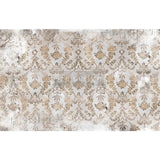 WASHED DAMASK Redesign Decoupage Paper (76.2cm x 48.26cm) - Rustic Farmhouse Charm