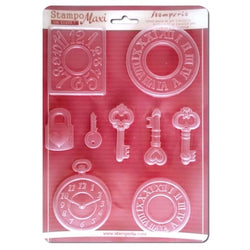 WATCHES Soft Maxi Mould by Stamperia (A4) - Rustic Farmhouse Charm