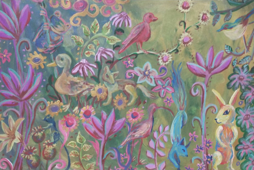 Decoupage Tissue Paper - Whimsical Colourful Animals (50.8cm x 76.2cm) - Rustic Farmhouse Charm