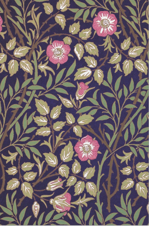 Decoupage Tissue Paper - 'Sweet Briar Floral Art' by William Morris (50.8cm x 76.2cm) - Rustic Farmhouse Charm