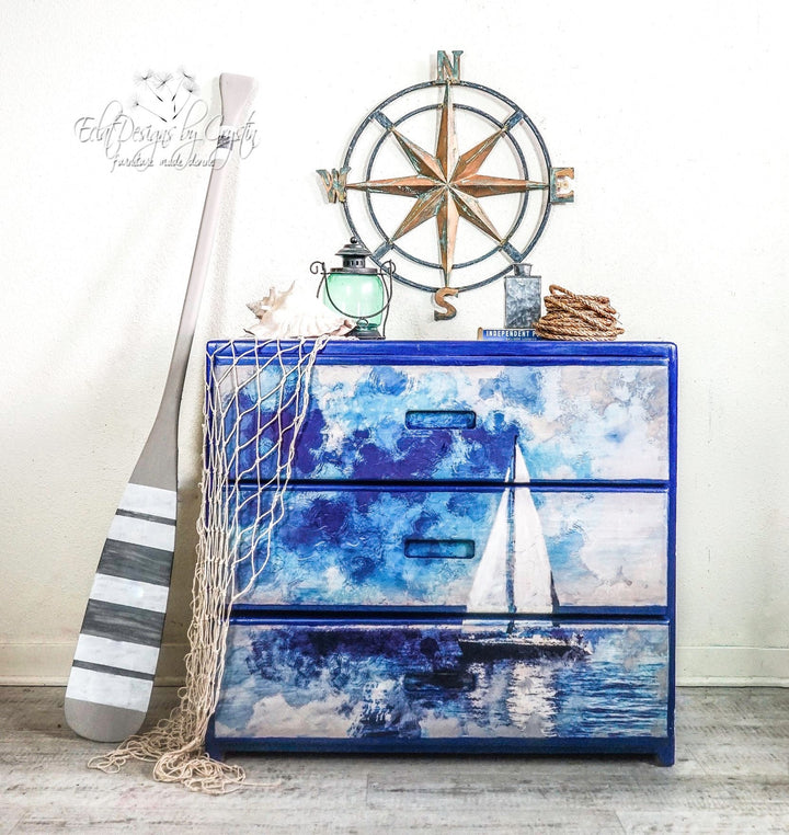 ON A VOYAGE II Redesign Transfer (88.9cm x 66.04cm) - Rustic Farmhouse Charm